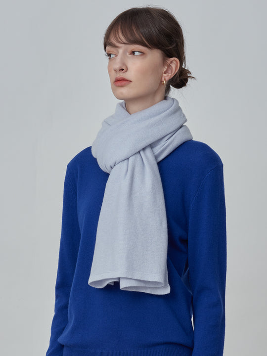 Women's scarf in Perla cashmere