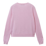 Round Neck Cardigan_Pink Blush