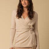 Wrap Cardigan_Oatmeal