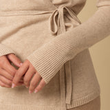 Wrap Cardigan_Oatmeal