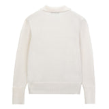 Classic Polo Sweater_Vintage White