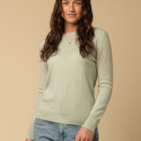 Classic Crew Neck Sweater_Pistachio