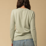 Classic Crew Neck Sweater_Pistachio