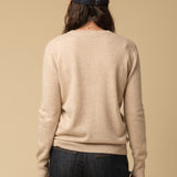 Classic Crew Neck Sweater_Oatmeal