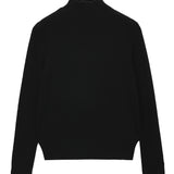 Simple High Neck Sweater_Black