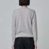 Deep V Neck Sweater_Grey