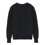 Deep V Neck Sweater_Black