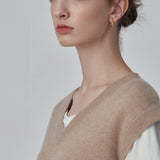 Detachable Sleeve Top_Camel