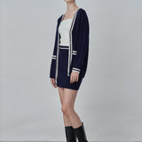 Cashmere Mini Skirt_Navy